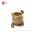 Brass akụkụ pụrụ iche na-acha odo odo dị elu